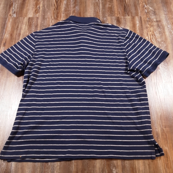 Polo Ralph Lauren Striped Pima Soft Touch Preppy Polo Shirt Size Large - Picture 3 of 7